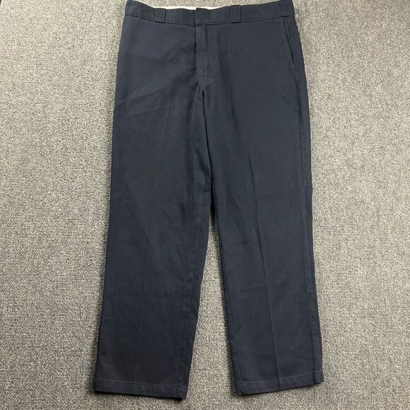 Dickies Pants Mens 40x32 Blue 874 Original Fit Workwear Hook & Eye Flex‎ Adults - Picture 1 of 10